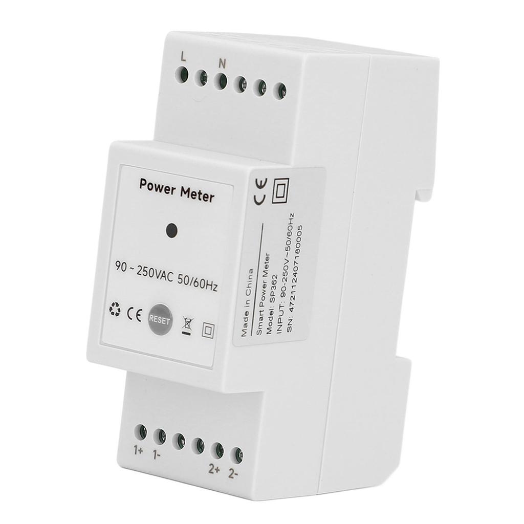 Energy Meter Single Phase Electricity Monitoring Meter with 2 200A Split Type Current , Real Time Voltage, Current Monitoring, for or