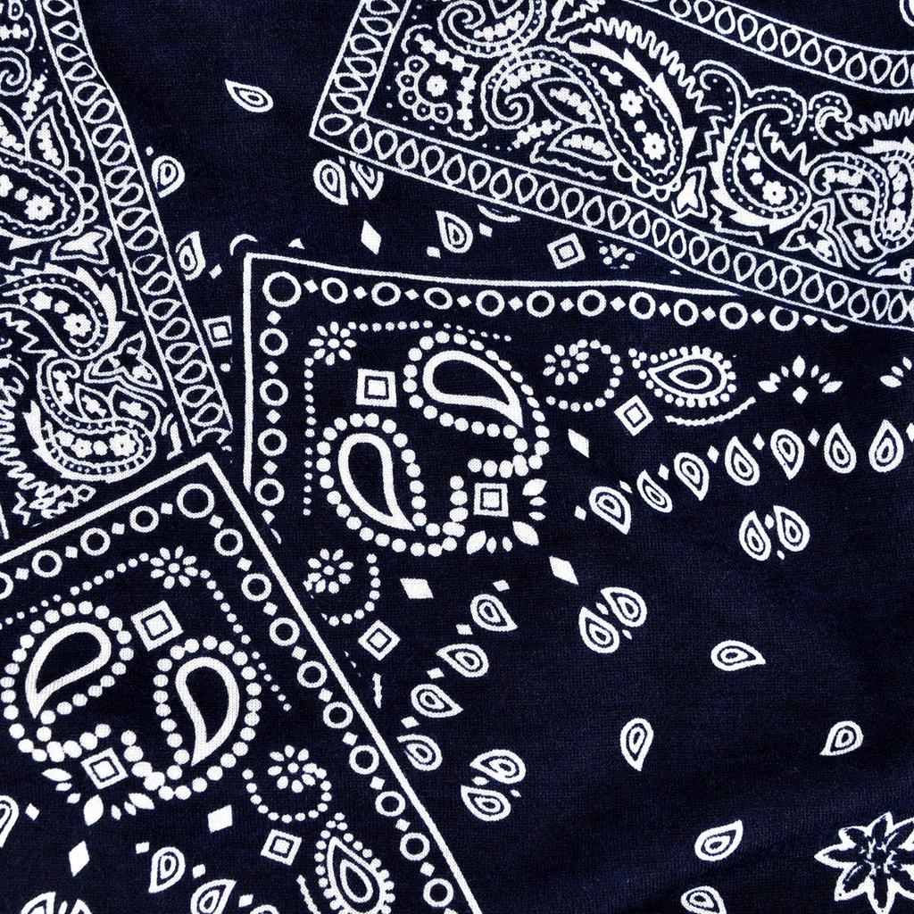 Unisex Paisley Cotton Cuffed Beanie: Spring/Summer Double Layer Stretch for Trendy Street Dance Fashion