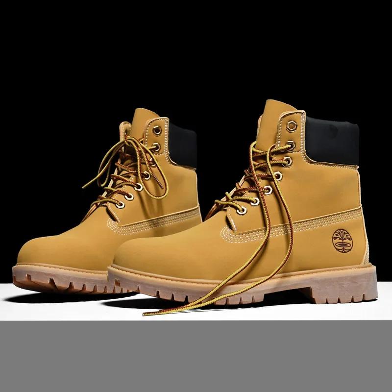 Мужские и женские короткие ботинки высокого качества осень-зима пара плюшевые толстые подошвы высокие зимние ботинки для спорта на открытом воздухе обувь для отдыха