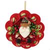 13.7 Inch Christmas Doll Wreath Front Door Wall Decor