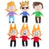32-38СМ Креативная плюшевая кукла Eddsworld Аниме Периферийные плюшевые игрушки Торд Мэтт Том Плюшевые куклы Детские Мягкие набивные игрушки Подушки