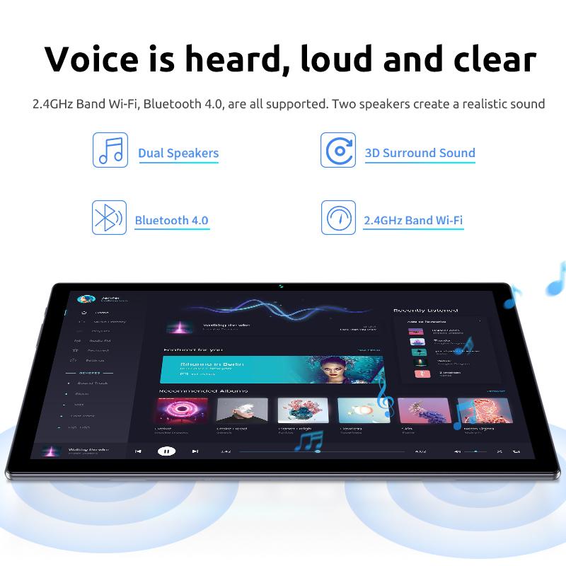 BMAX I9 Plus Android 15 GPU G522EE 12(4+8)GB RAM 64GB ROM 10.1 Inch Allwinner RK3562 Quad Core Port Tablets PC WIFI 6