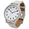 Watch Analog Leather Strap Simple Easy To See Alamo Gray [Fieldwork] Women's ST293-2