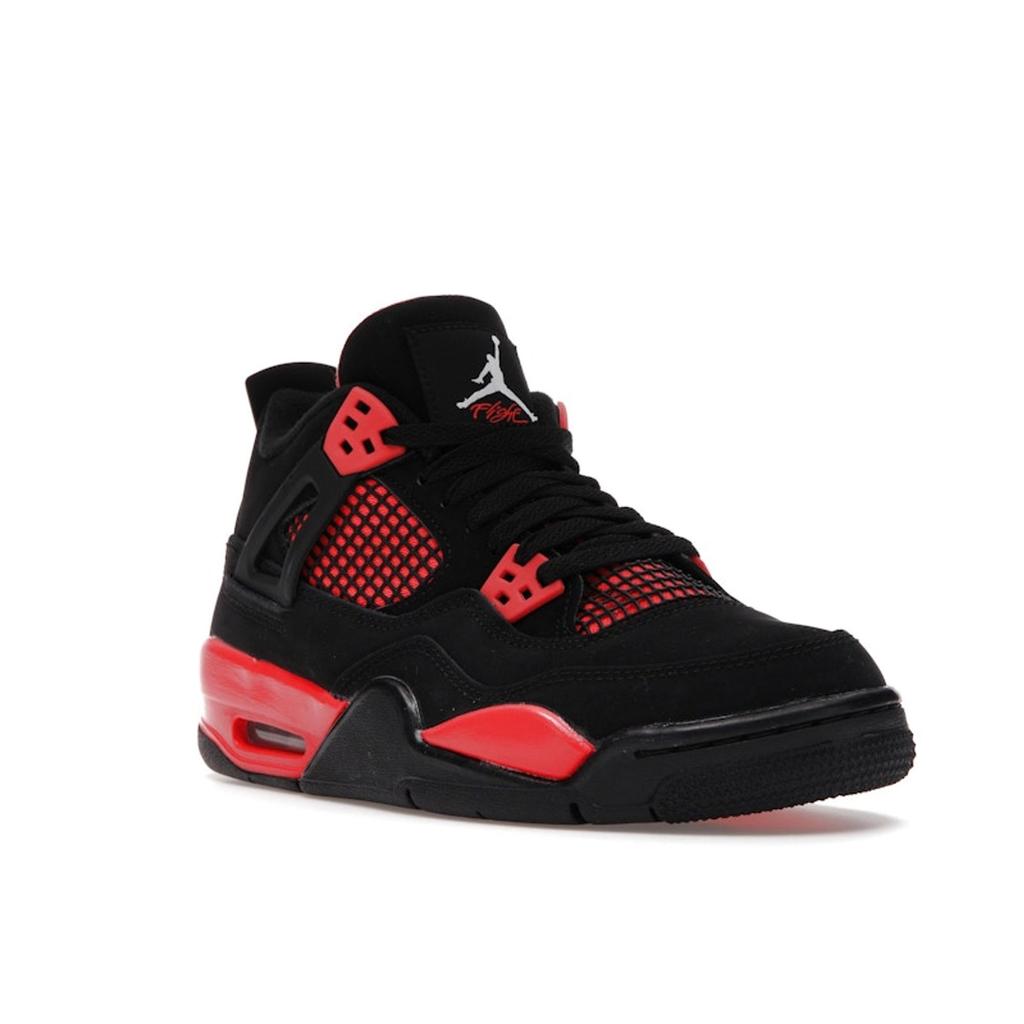 Детские кроссовки Air Jordan 4 Retro GS Red Thunder Black Multi-Color Crimson 408452-016