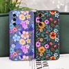 Яркий Цветочный Чехол для Телефона Huawei P40 P50 P30 P20 Pro Lite Nova 5t Y7A Mate 40 30 20 Pro Lite Жидкий Силиконовый Чехол