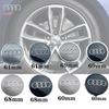 4PCS Suitable for Audi TT A3 A4 A5 A6 A7 A8 S4 S6 A1 A2 Q2 Q3 Automotive Wheel Hub Center Cover Badge Modification Accessories