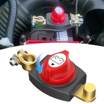 Выключатель массы аккумулятора автомобиля 275А 2 положения Вкл/Выкл 12В-48В Изолятор питания Отсечка Выключение для Автомобиля Автофургона Лодки Грузовика Транспортного средства