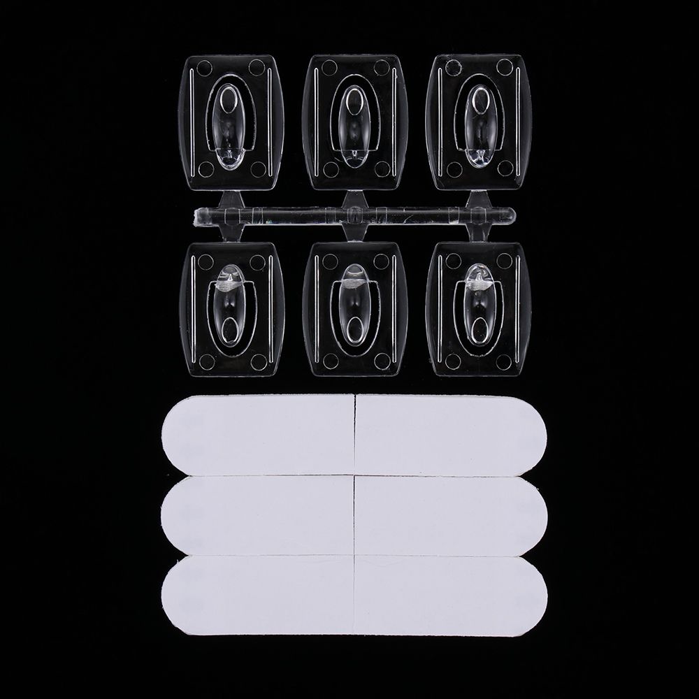 Hanger Cross Stitch Transparent Photo Frame Hook Seamless Adhesive Hooks Storage Hanger Removable