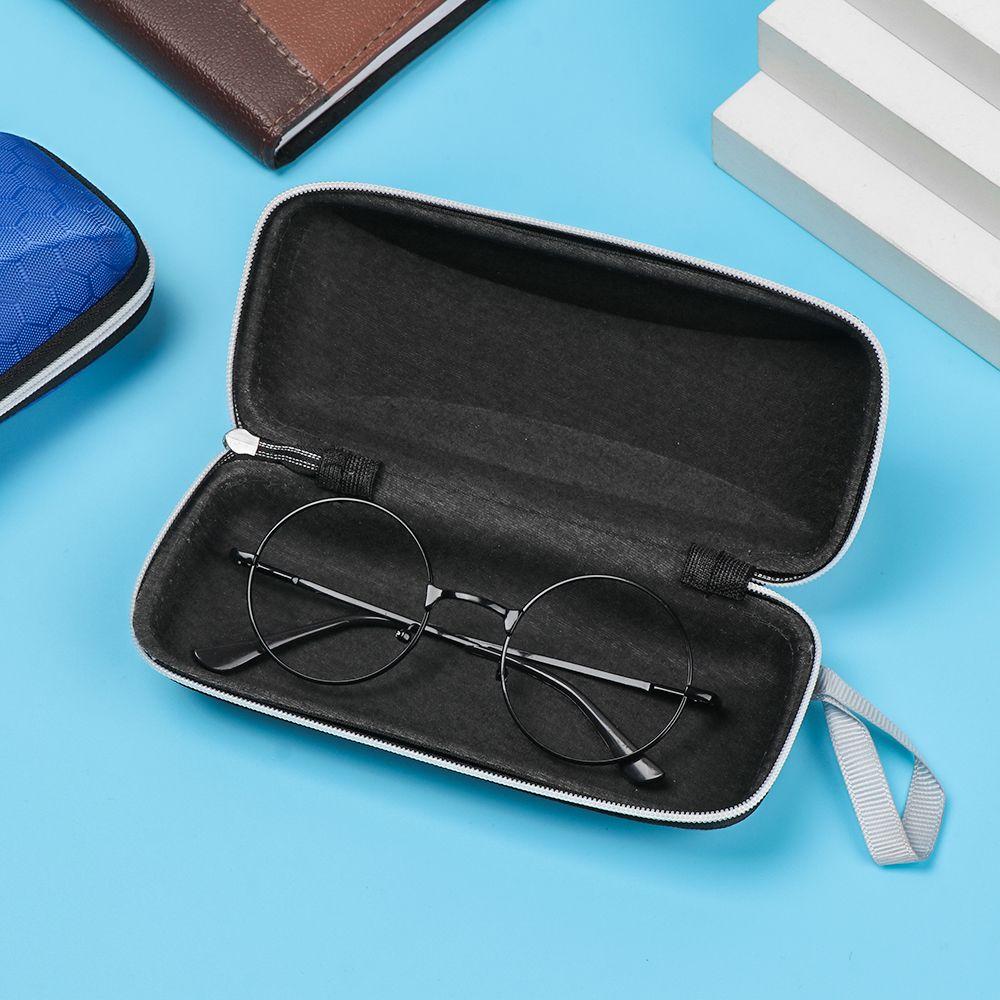 Портативная сумка прямоугольный жесткий футляр для очков на молнии защитная коробка для очков