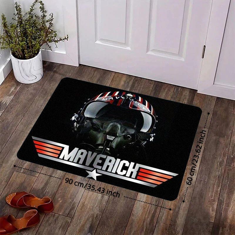 Durable Maverick themed door mat rug for entrance floor decoration modern home indoor outdoor mat 40x60cm
