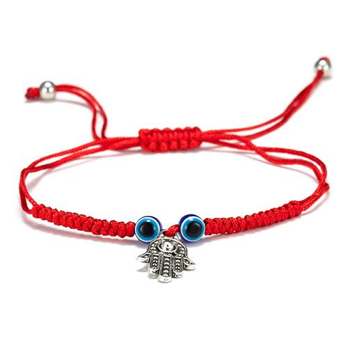 Lucky Blue Evil Eye Charms Bracelet Handmade Black Red String Thread Rope Couple Bracelet 2020 Lucky Jewelry For Women Men Gifts