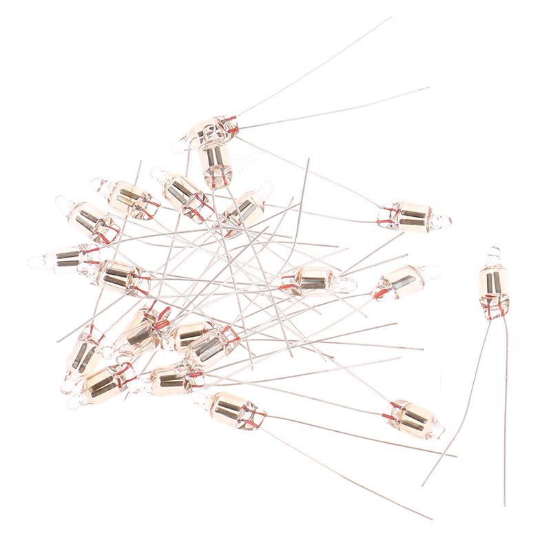 20 шт. Неоновая индикаторная лампа Красные знаки 5 мм Неоновая лампа Свечение 5X13 мм 220 В Неоновые индикаторные лампы Кнопочные лампы-переключатели