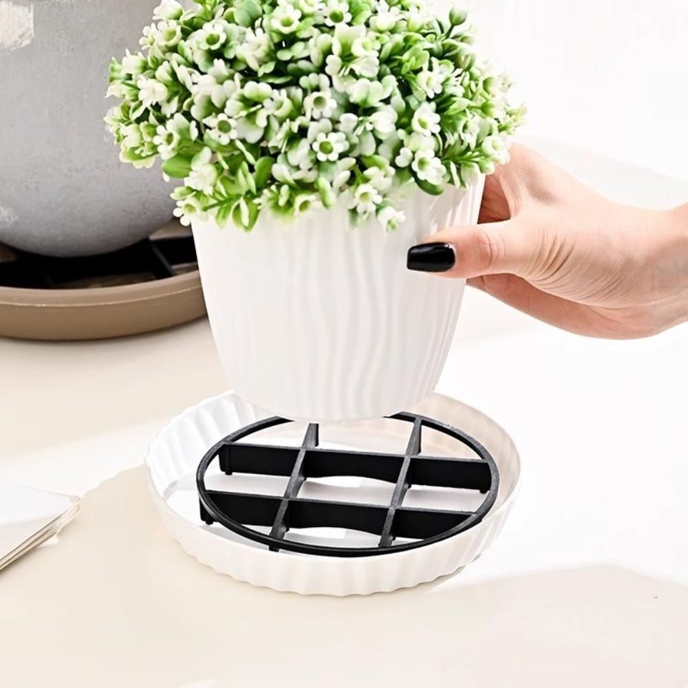 20PCS Breathable Base Flower Pot Tray Plastic Drainage Rack Stand Plant Saucer  Home Garden