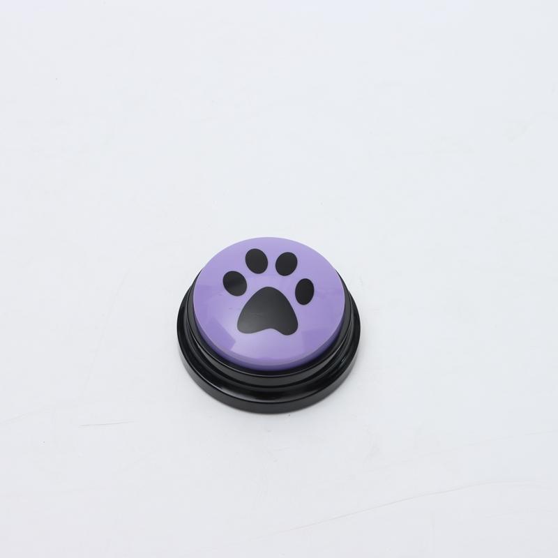 Pet Communication Button Dog Toys Recordable Pet Speaking Training Dog Talking Button Cute Claw Print Pattern Dog Accessories