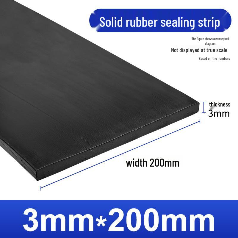 Nitrile Rubber Strip: Oil & Pressure-Resistant Shock Absorbing Glass Pad for Sealing & Joint Support
