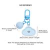 Cute Smiling Face Resin Keychain Heart Flower Cloud Bag Pendant DIY Accessories Candy Color Key Chains Decoration Jewelry