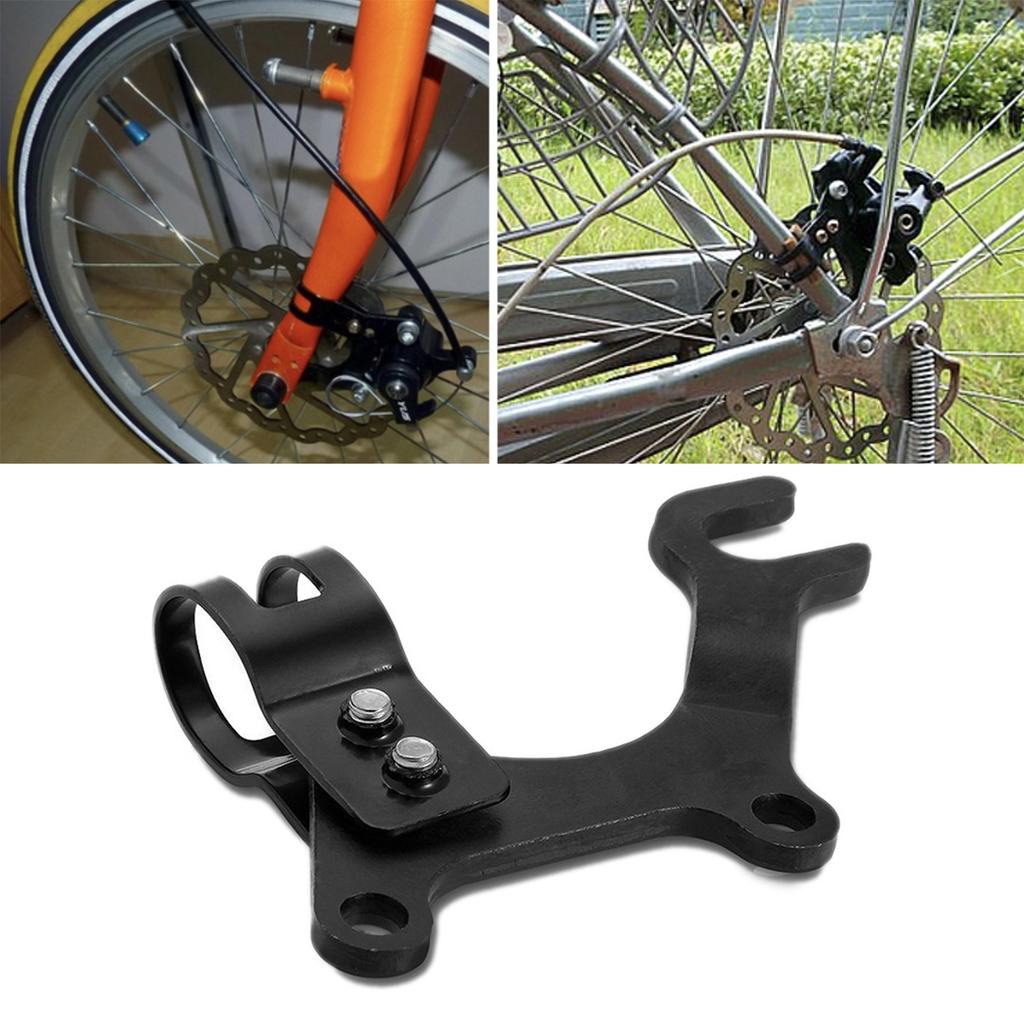 Кронштейн для дискового тормоза велосипеда 22 мм, стальной, простой в установке, практичный кронштейн-адаптер для дискового тормоза