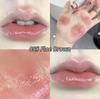 GEGE BEAR Water Mirror Lip Glaze Ice Прозрачный стойкий блеск для губ Увлажняющая гладкая стойкая натуральная помада для губ