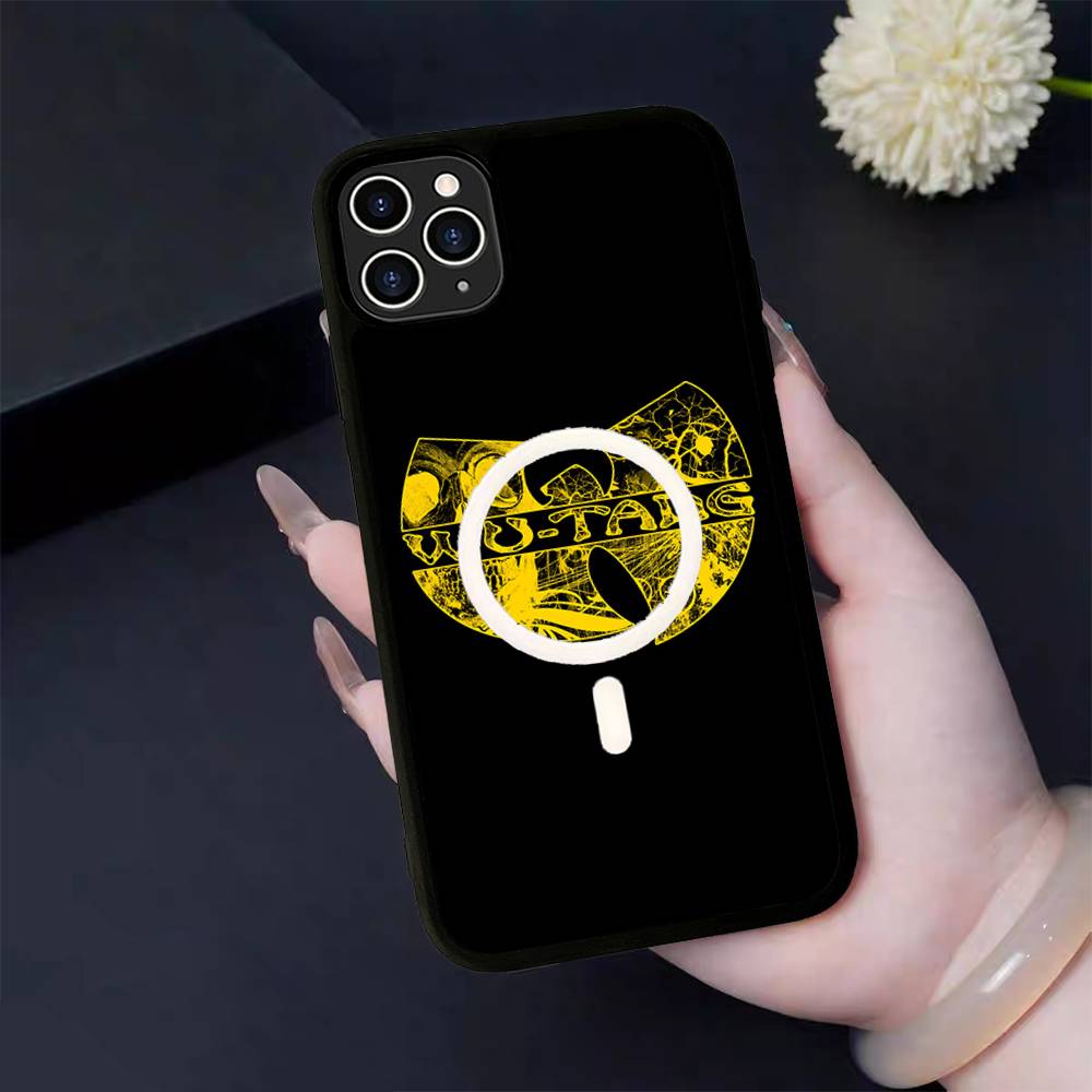 Магнитный чехол для телефона Singer W-WU-T-TANG для iPhone 16 15 14 13 12 11 17 Pro Max Plus, чехол с поддержкой беспроводной зарядки