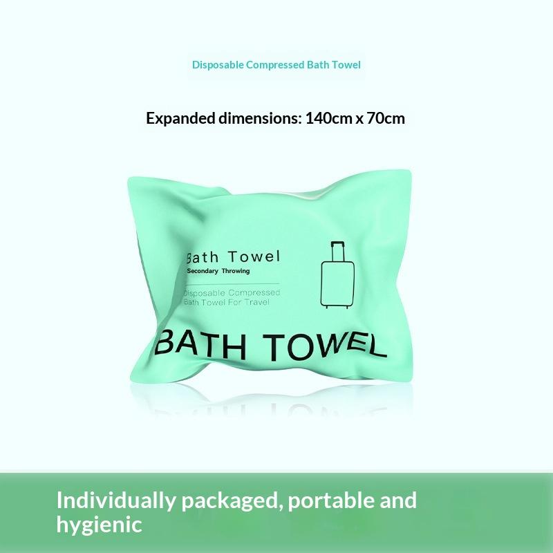 70x140cm Thickened Compressed Disposable Bath Towel Large Quick-Drying Travel Essential