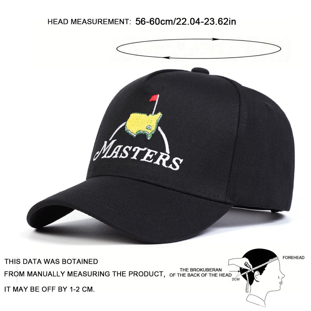 Бейсболки унисекс MASTERS с вышитыми буквами, весенние и осенние, регулируемые, повседневные, солнцезащитные шляпы