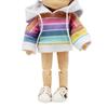 6 Colors 11,1/12 Doll Candy Colors Long Sleeve Clothes Doll Coat T-shirt Sweater Striped Sweatshirt