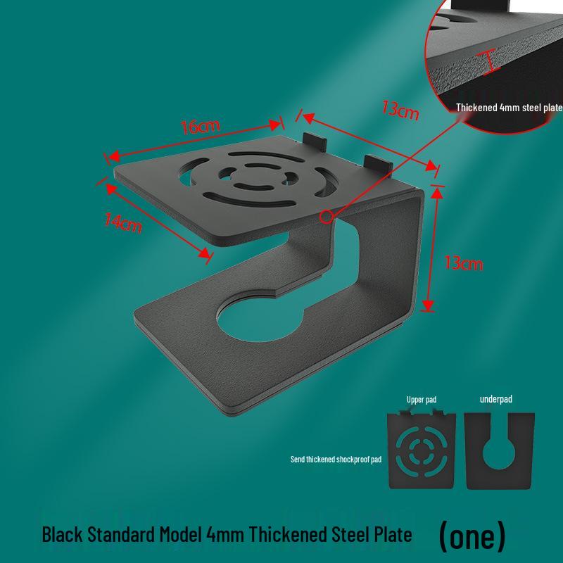 Height-Boosting Desktop Speaker Stand with Thick Steel Plate, Shockproof, Non-Slip Design