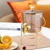 Beverage Dispenser Cold Kettle with Faucet Water Pitcher Drink Stand and