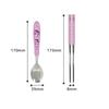 Leburn Domestic Mysterious Catch Tiniping Lucky Ping Basic Spoon Chopsticks Set, популярный персонаж в Корее