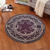 Cardcaptor Sakura Magic Circle Anime Carpet: Children's Round Floor Mat for Cloakroom or Hanging Basket