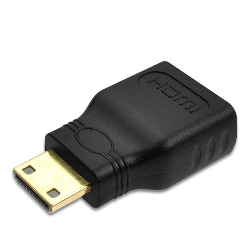 Мини-адаптер HDMI-HDMI, позолоченный конвертер «папа-мама» для плоского HDTV