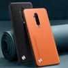 Luxury PU Leather Case For OnePlus 7T Pro Back Cover Matte Silicone Shockproof Full Protection Phone Case For OnePlus 7T 7TPro