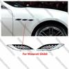 Exterior Left Right Side Body Fender Air Inlet Grille Trim For Maserati Ghibli Levante Quattropor 2014-2022