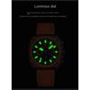 Top Brand Fashion Square Men's Watch New Multifunctional Quartz Waterproof Luminous Calendar Tape Watch