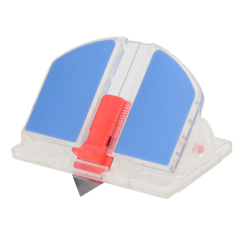 Регулируемый резак для бумаги с двухсторонним лезвием, скос лезвия 45°, прямой резак 90°, пластиковый портативный