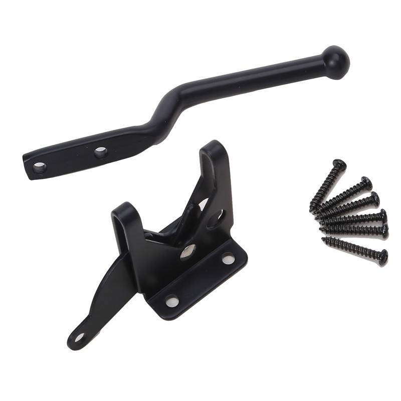 Автоматическая защелка для ворот с болтом для пастбищного садового ограждения, фермерские ворота из углеродистой стали, автоматическая защелка для садового оборудования, принадлежности для забора