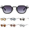 Metal Frame Punk Shades Y2K Driving Sun Glasses Retro Eyewear  for Women & Men