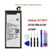 Original High Quality EB-BA720ABE Battery For Samsung GALAXY A7 2017 SM-A720 A720 3600mAh