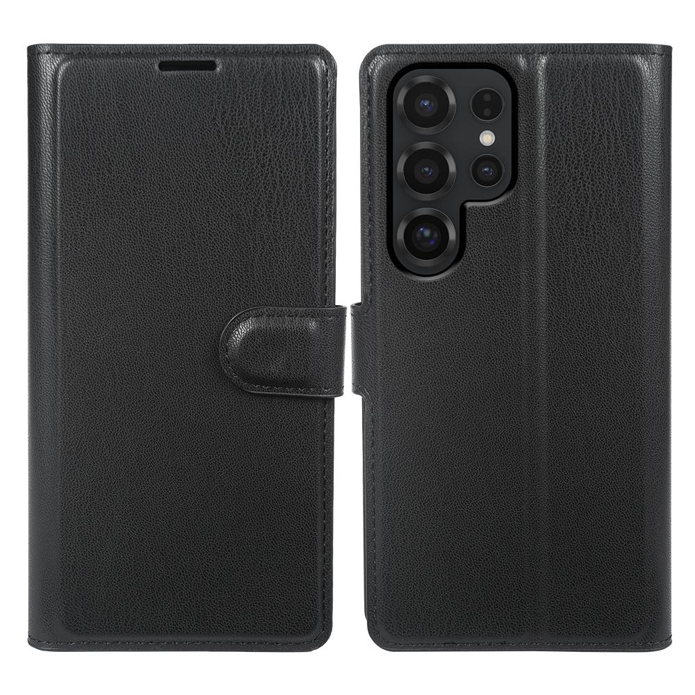 For Samsung Galaxy S25 Ultra Stand Case Biobased Eco-Friendly RPET RPVB Slim Phone Cover with Wallet