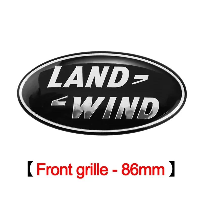 3D Aluminium Logo Land Rover Emblem Car Front Grille Rear Trunk Badge Sticker For Land Rover Freelander Range Defender Discovery XS1