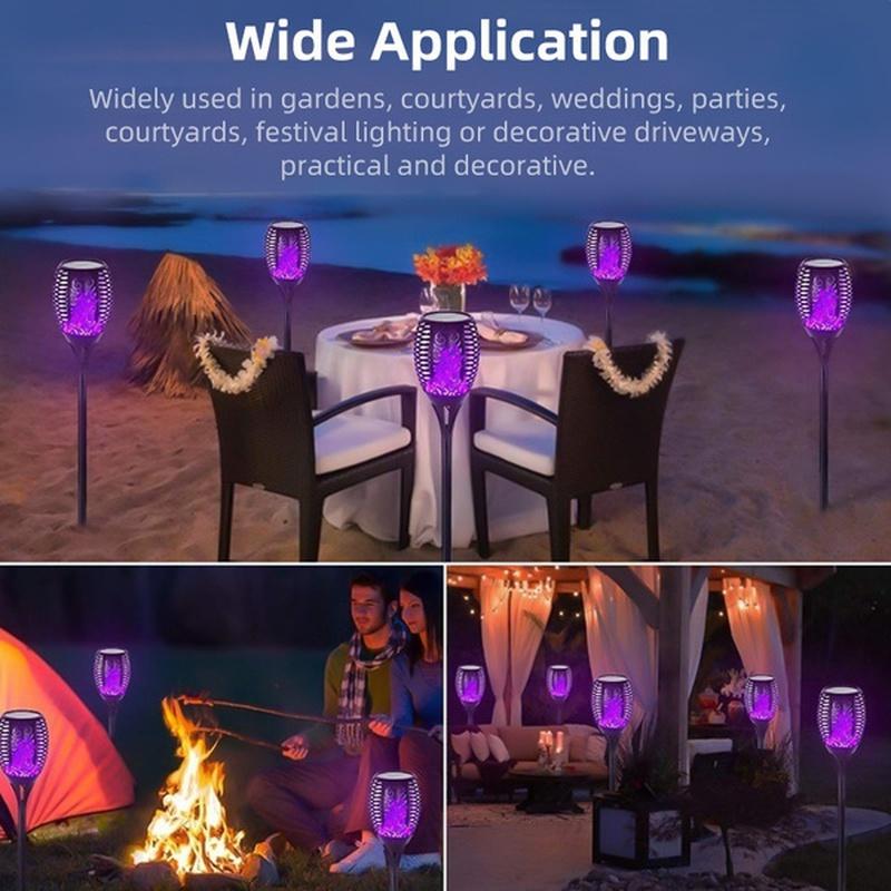 96LED солнечный фонарик водонепроницаемый сад украшения открытый газон дорожка двор терраса