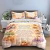 Seven Archangels Prayer Bedding Set 3PCS Bedding set (1 duvet cover, 2 pillowcases, duvet not included)