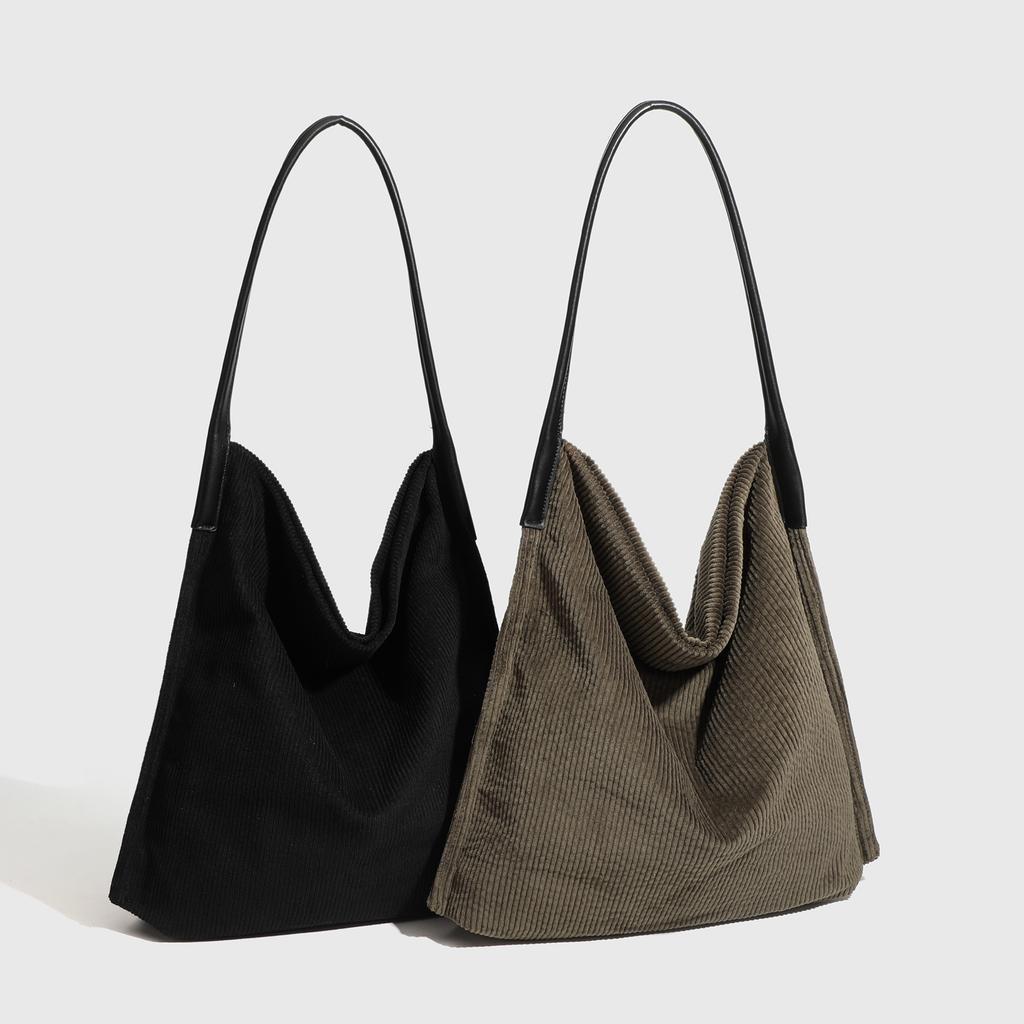 Large Capacity Casual All-in-one Simple Suede Tote Bag Women's Commuter Underarm Bag Shoulder Tote