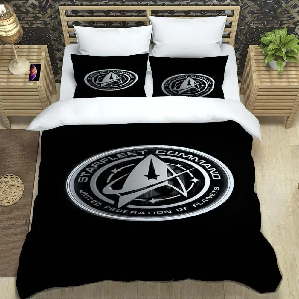 3d Duvet Cover Pillowcase S-Star Trek Bedding Set BoyGirl Bedroom Decoration ChildrenGift Single Double Large SizeZip Duvet Cove