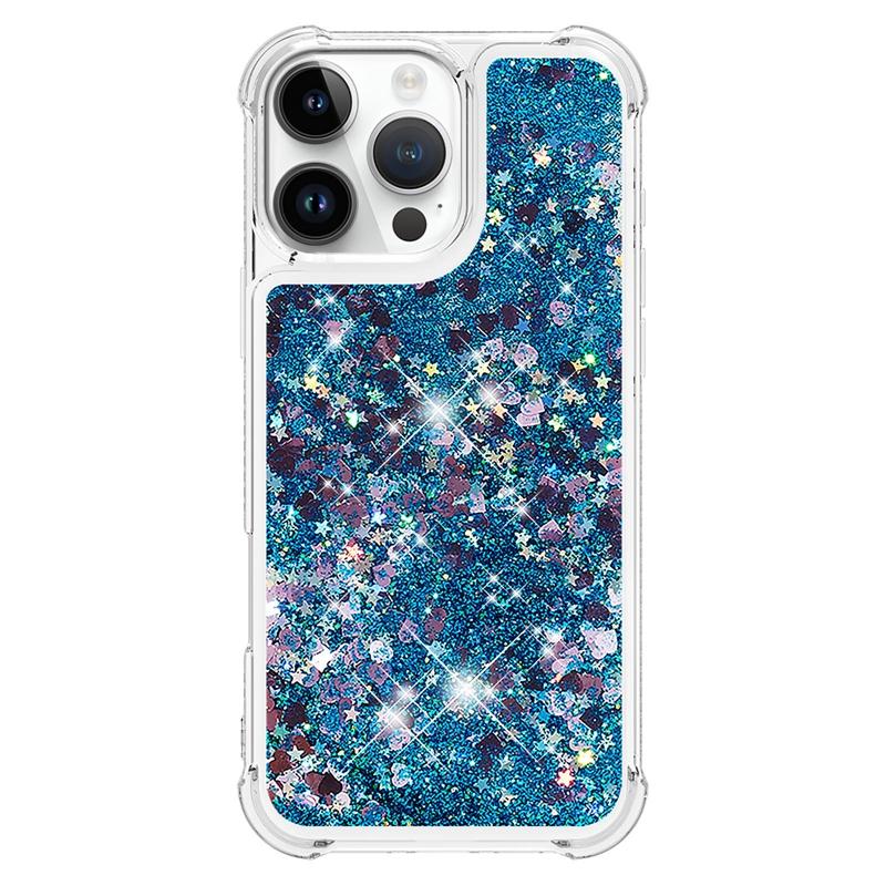 Чехол для i Phone 16 Pro Max на Для Funda iPhone 16 Pro MAX Чехол Блестящий Динамичный Жидкий Чехол Для Apple16 Plus 16ProMax Чехлы Etui