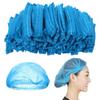 100pcs/Pack Disposable Hair Head Covers Net Bouffant Dustproof Anti Dust Caps Breathable Shower Hats