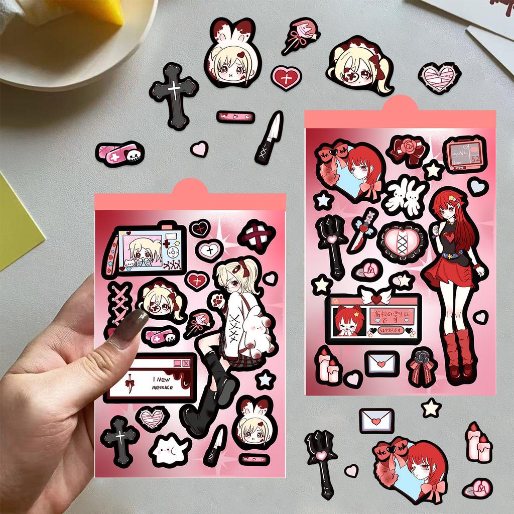 Милые розовые наклейки «Милый мед» Инс Корейский Губэн Ручной аккаунт DIY Декоративные наклейки Креативные наклейки