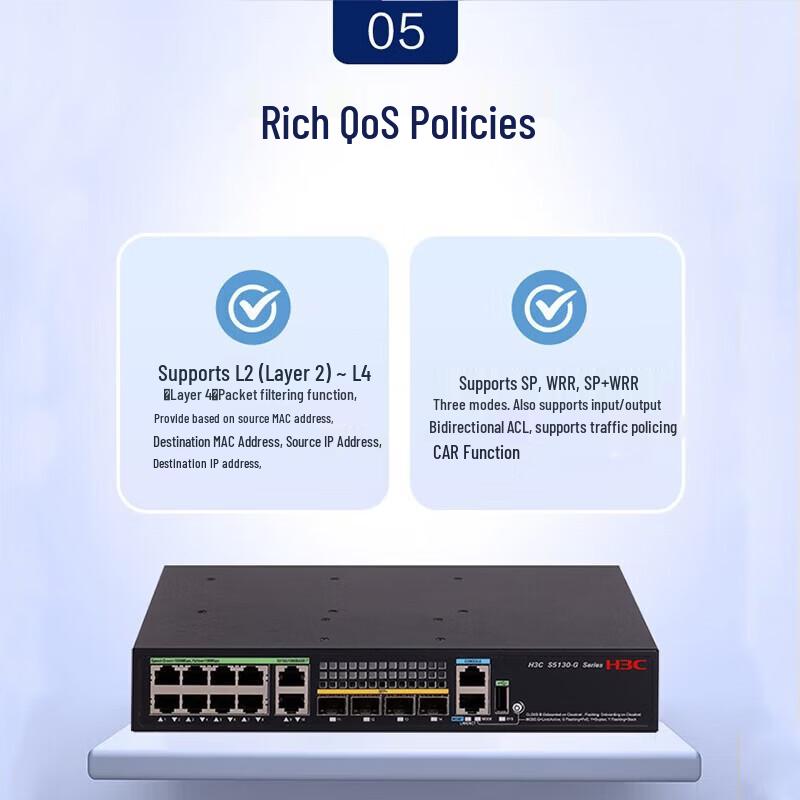 H3C S5130S Series 10 Gigabit Managed Switch