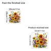 Sunflower Bathroom Toilet Sticker Wc Closestool Wall Sticker Self Adhesive Mural Beautify Flower Home Decoration Decals