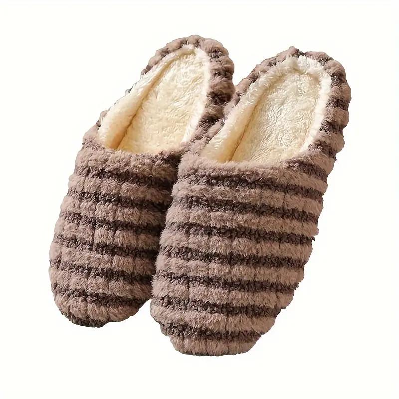 Осенние и зимние домашние тапочки на мягкой подошве. Удобные хлопковые тапочки. Нескользящие бесшумные хлопковые тапочки с деревянным полом. Пена высокой плотности с эффектом памяти.